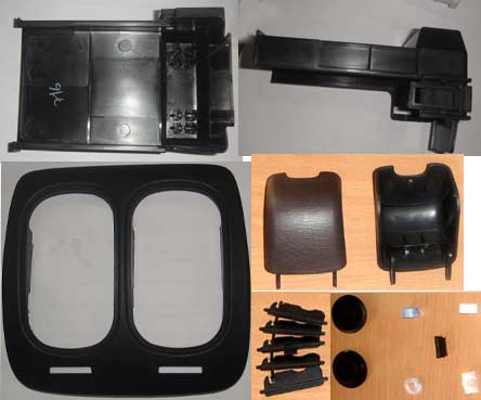 automotive plastic fuse cover tray ac fins