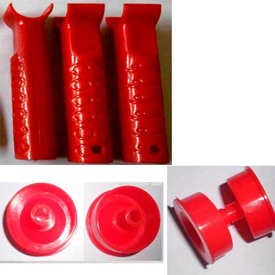 roller paint brush plastic handle and end cap